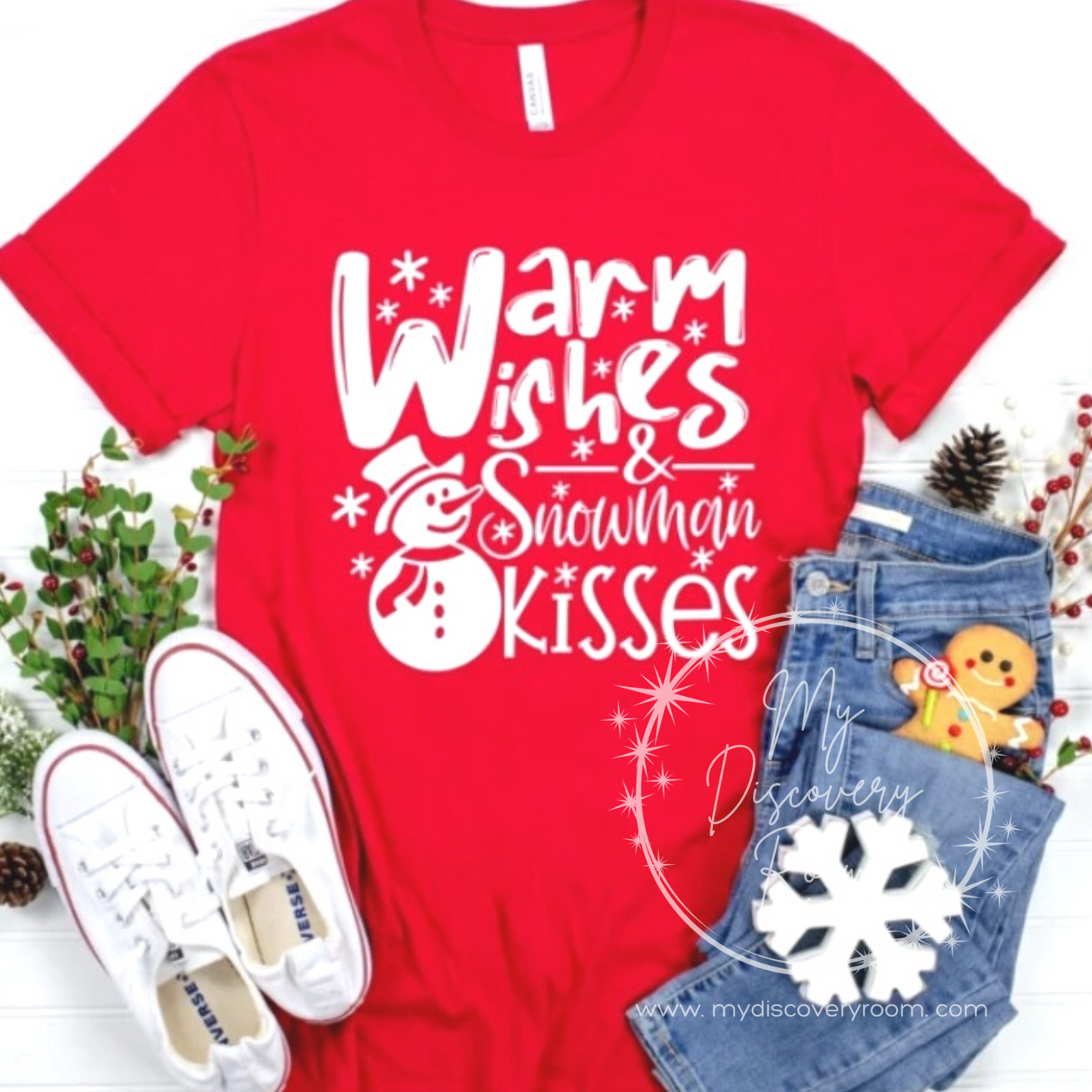 Warm Wishes & Snowman Kisses Graphic Tee