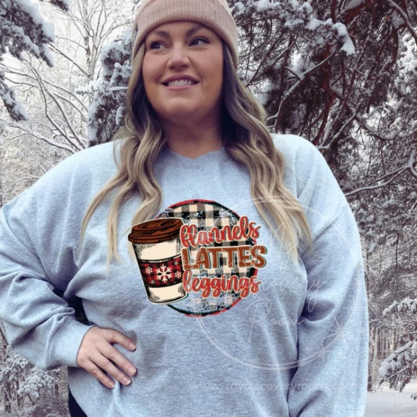 Flannels, Lattes, Leggings Graphic Tee