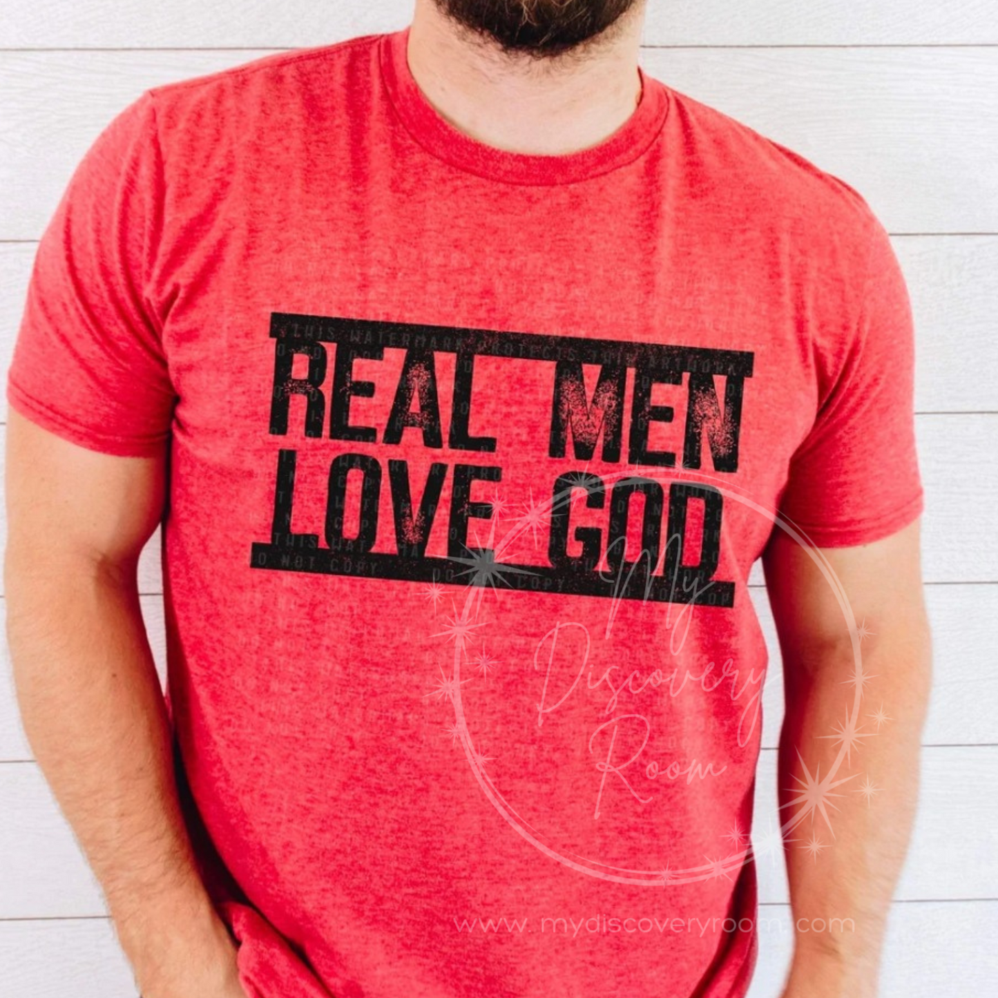 Real Men Love God Graphic Tee