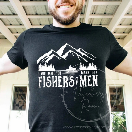 Fishers Of Men Mark 1:17 Graphic Tee