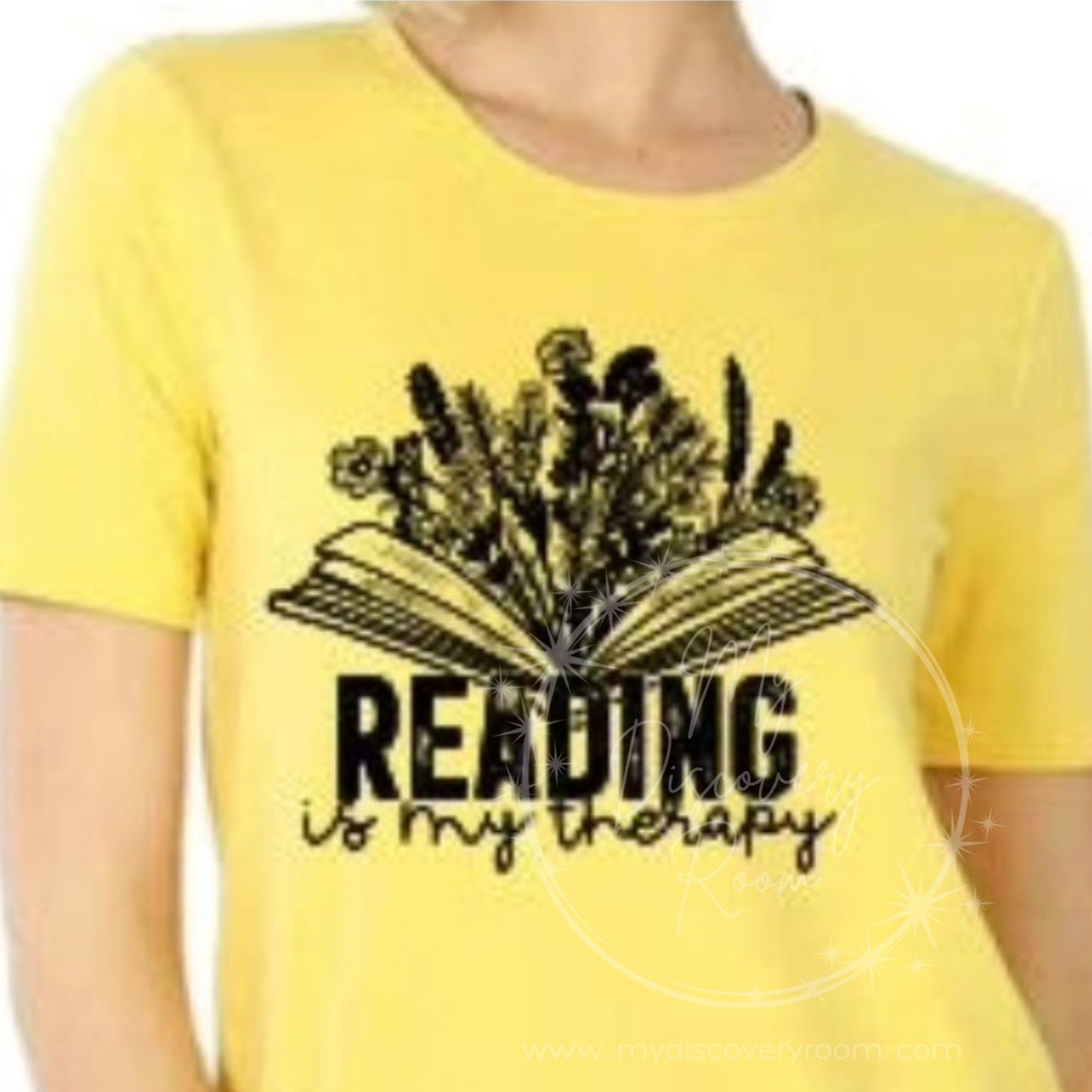 Reading Is My Therapy Graphic Tee