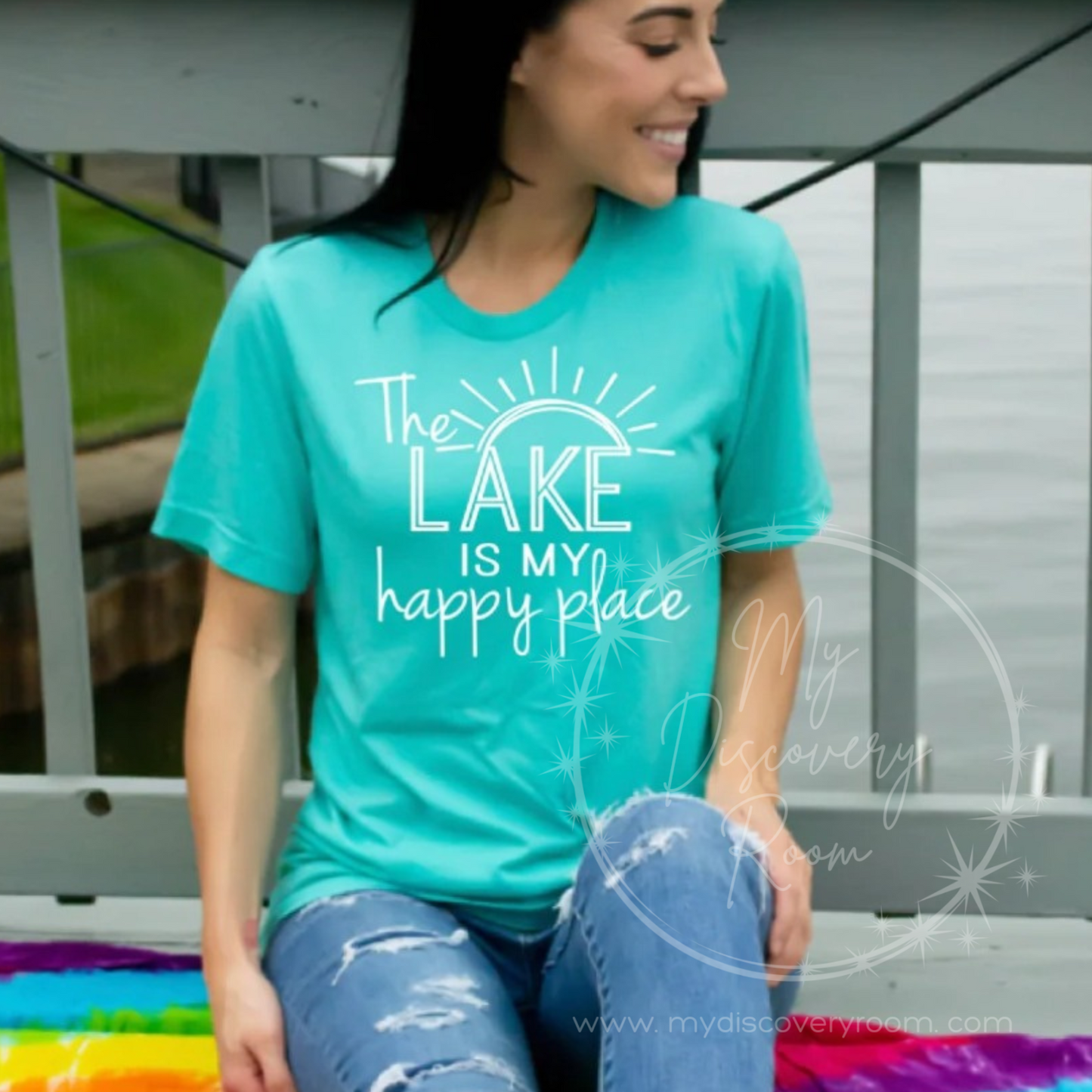 The Lake Is My Happy Place Graphic Tee