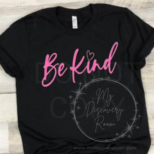 Be Kind - pink Graphic Tee