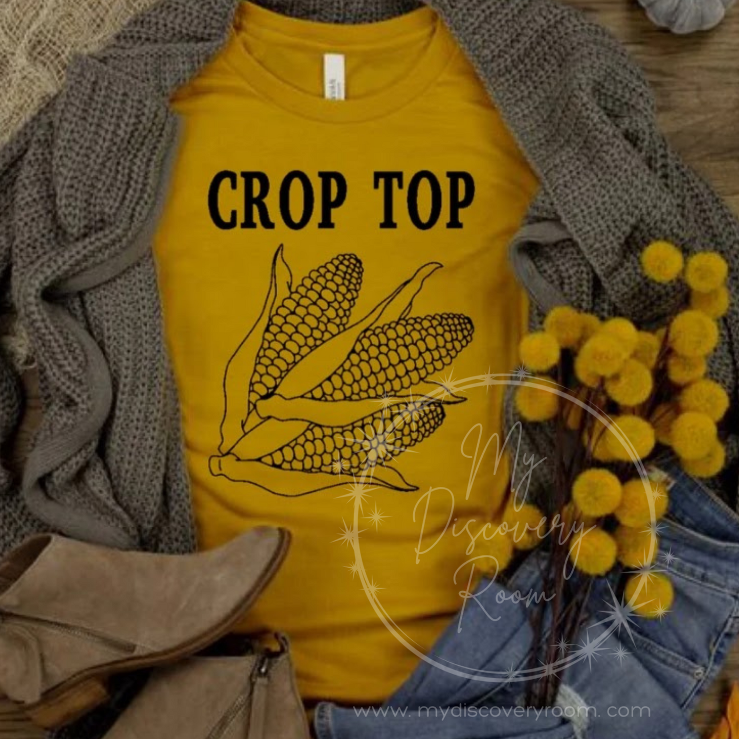 Crop Top Graphic Tee