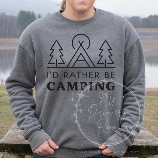 I'd Rather Be Camping Graphic Tee