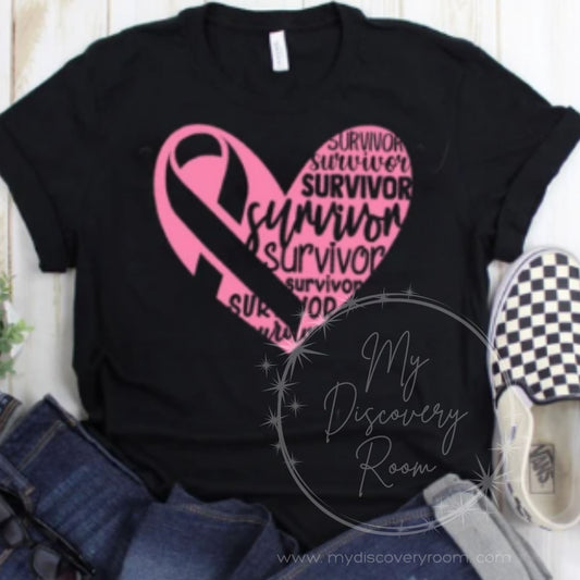 Survivor Heart Graphic Tee