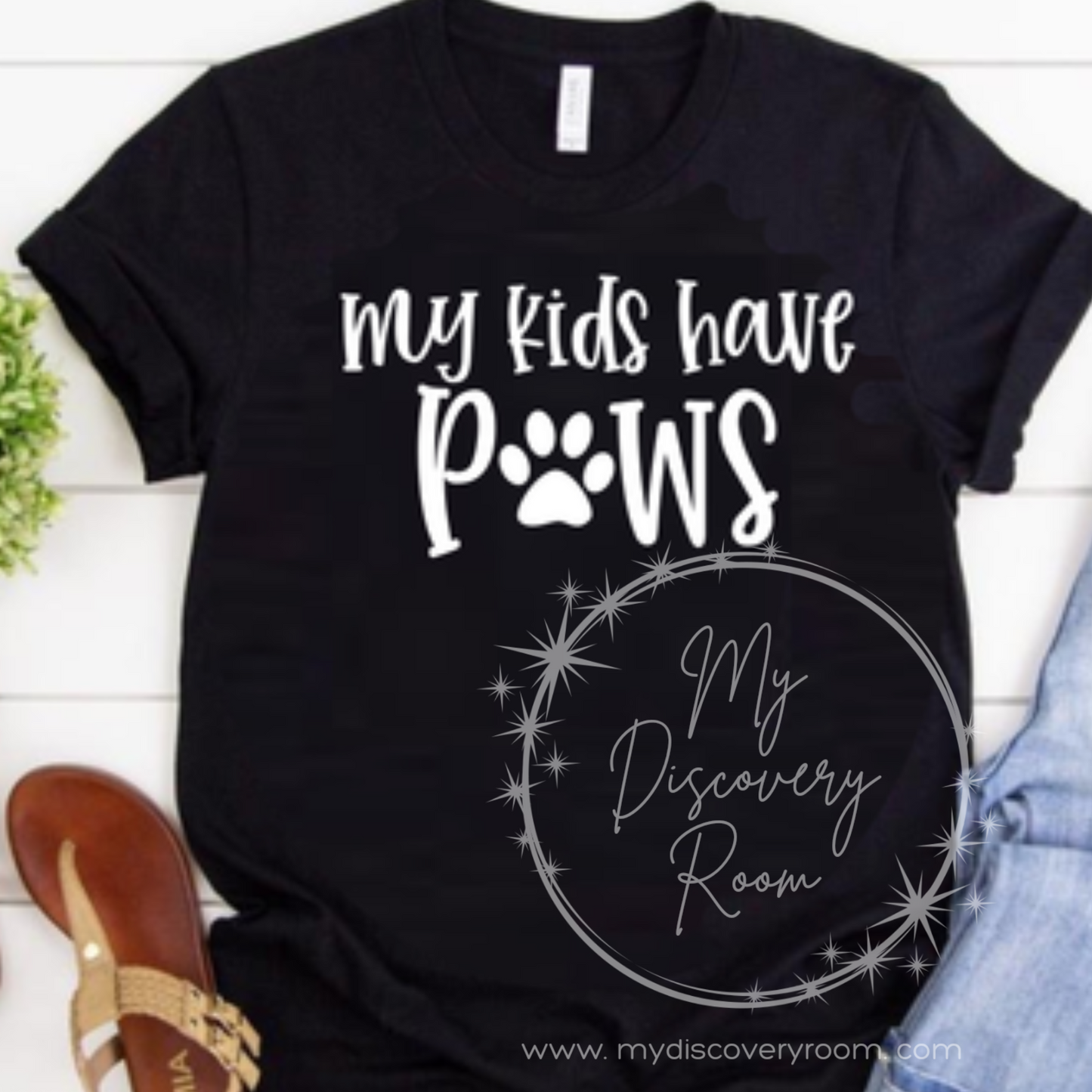 My Kids Have Paws Graphic Tee