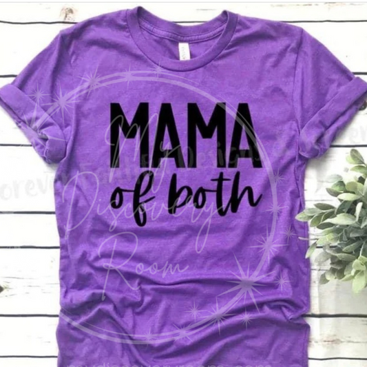 Mama Of Both Graphic Tee