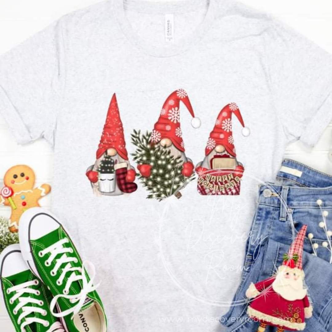 Three Gnomes Graphic Tee