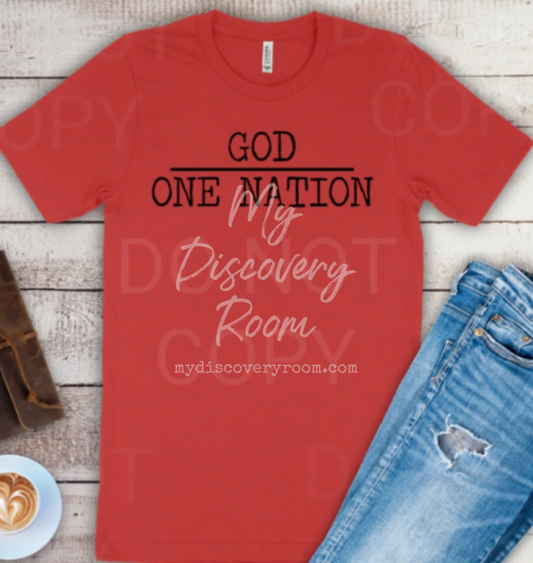 One Nation Under God Graphic Tee